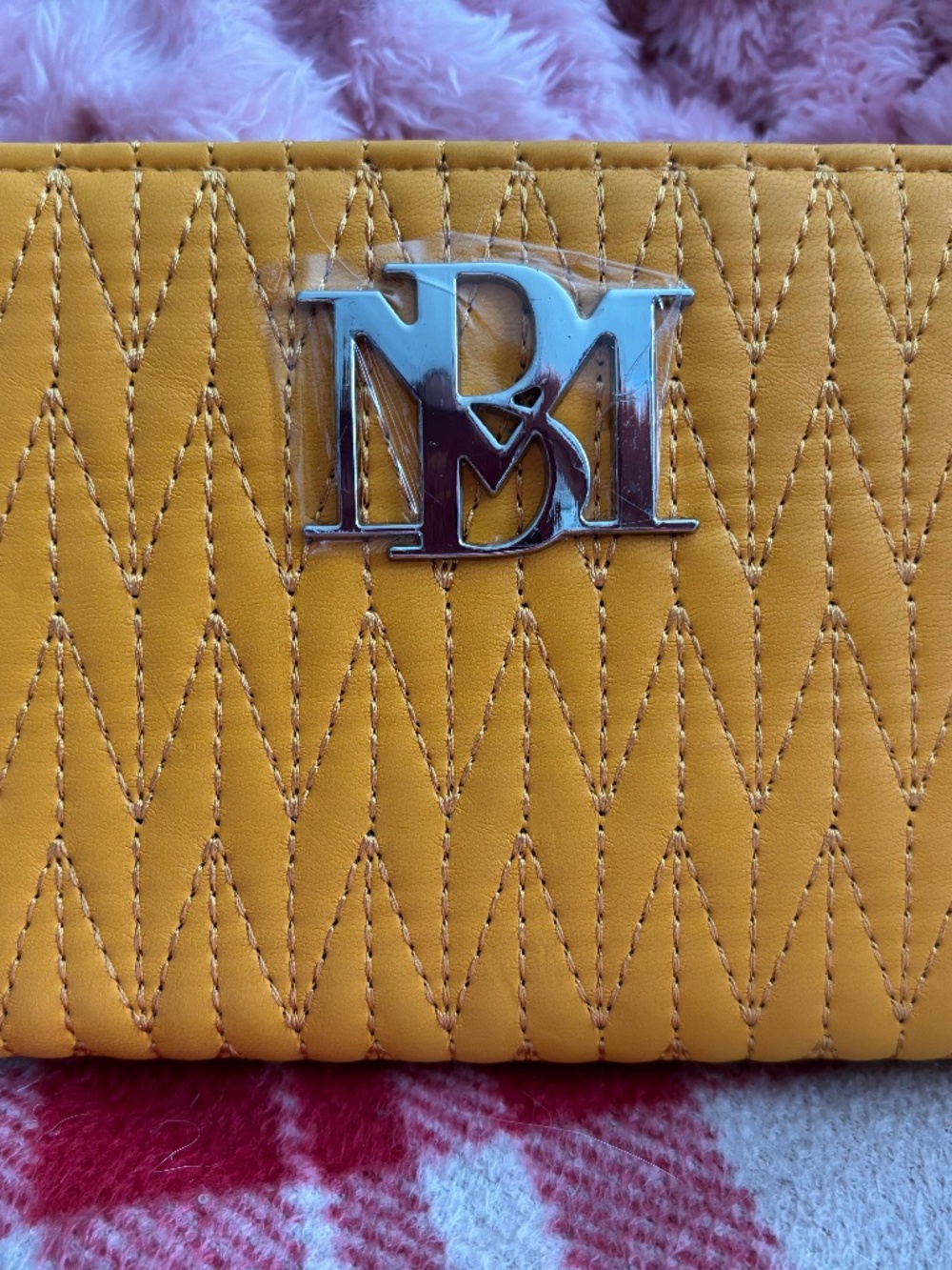 NWT Badgley Mischka Yellow Wallet